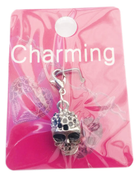 Skull Clip On Charm