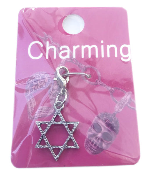 Star Of David Clip On Charm