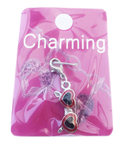 Heart Sunglasses Clip On Charm